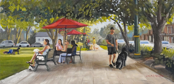 A Summer Day on the Branford Green by Linda S. Marino