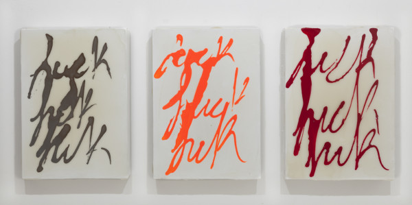 Fuck Triptych by Anne Labovitz