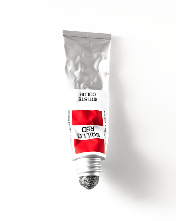 Brillo Red 1/8 by Miles Jaffe, Image 1.