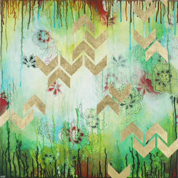 Chevrons (Spring) by Heather Robinson