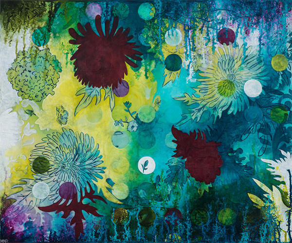 Dot Underwater Wildflowers by Heather Robinson