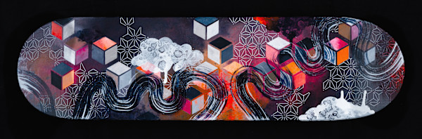 Galactic (skateboard) by Heather Robinson