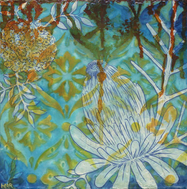 Protea Blue by Heather Robinson