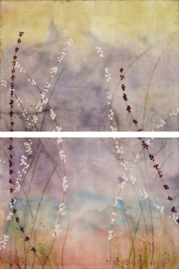 Shall We Linger Here? (2 panels) by Mary Farmer