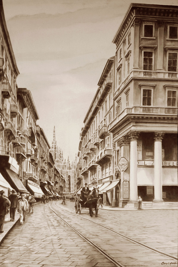 Corso Vittorio Emanuel 1900s by Carol L. Acedo, Image 2.