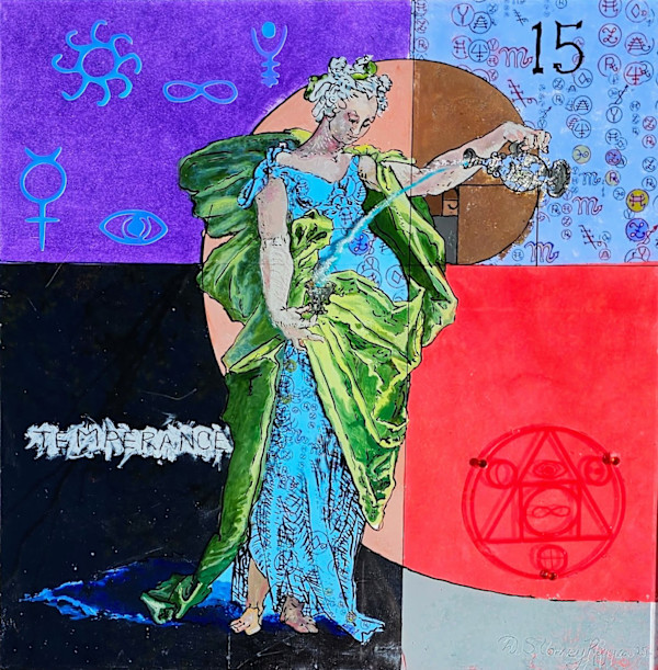 Temperance; Tarot #15 by Debi Slowey-Raguso