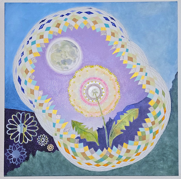 Midnight Summer Dreams on the Spirograph by Debi Slowey-Raguso