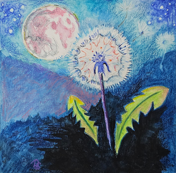 Dandylion pastel by Debi Slowey-Raguso, Image 1.
