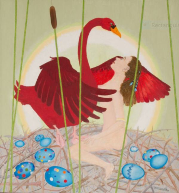 Leda and the Swan by Debi Slowey-Raguso