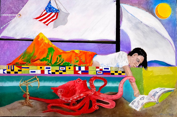 tarot #5 Hierophant; Dr Richard P Raguso; by Debi Slowey-Raguso