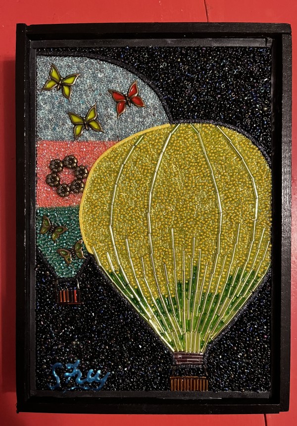 Balloon Explosion #78 9x6 block #69