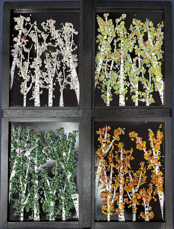 The Pause - set of four by Sabrina Frey