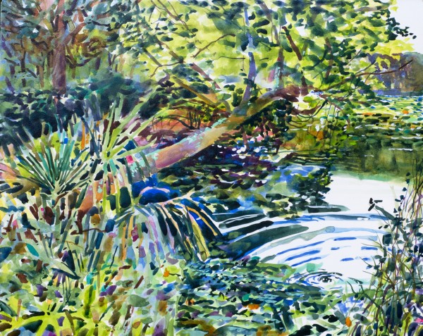"A Quiet Corner, Lake Ray, The Jacksonville Arboretum & Gardens" by Robert H. Leedy