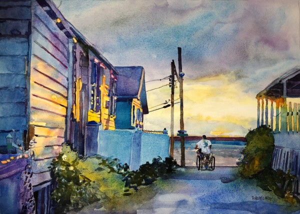 "Bahamian Sunset" by Robert H. Leedy