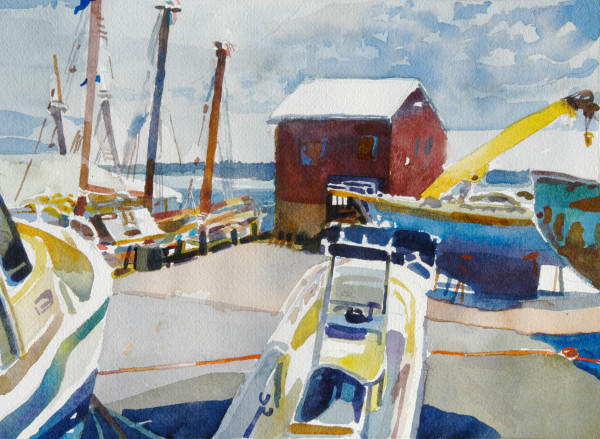 "Rockland Boats, Rockland, Maine" by Robert H. Leedy