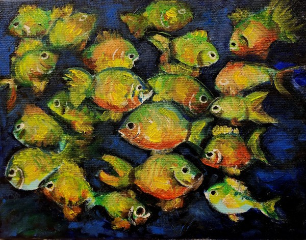 Vibrant Little Fish by Susan Bryant