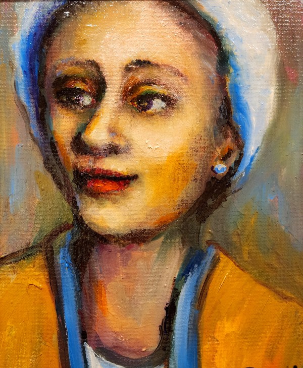 Girl in Blue and Gold by Susan Bryant