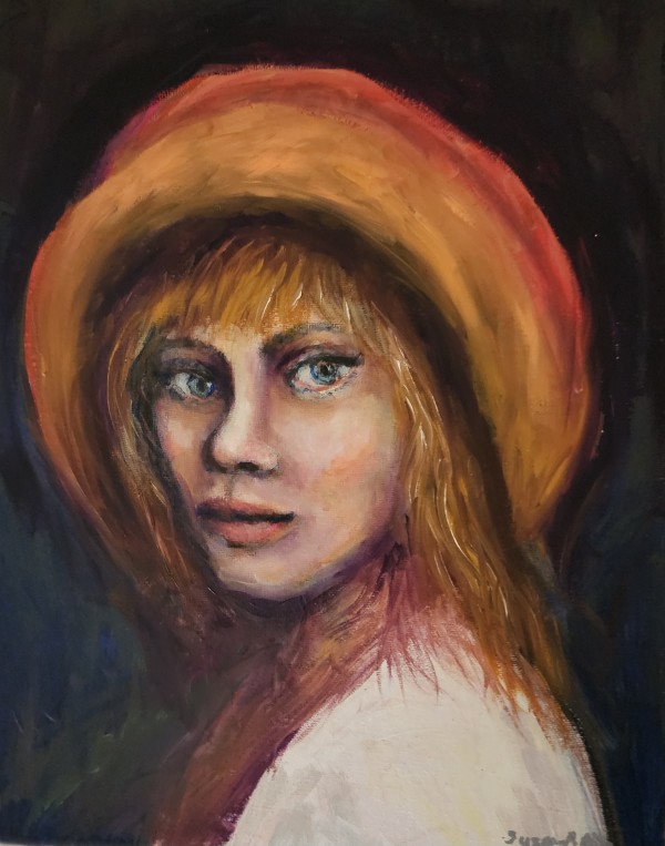 Girl in a Red Hat by Susan Bryant