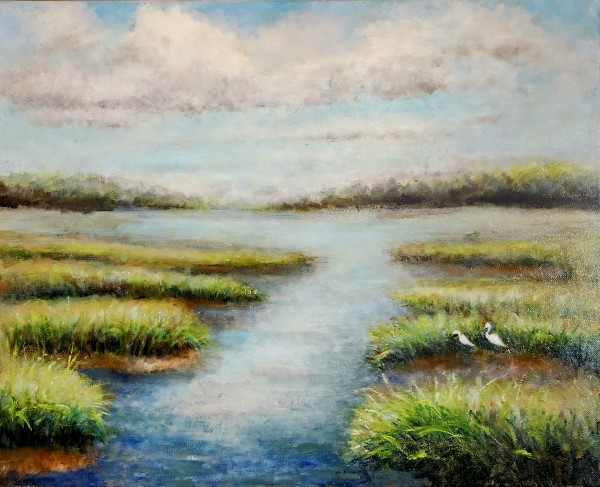 Marsh Delight (SOLD) by Susan Bryant
