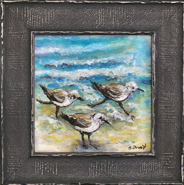 Beach Birdies (SOLD) by Susan Bryant