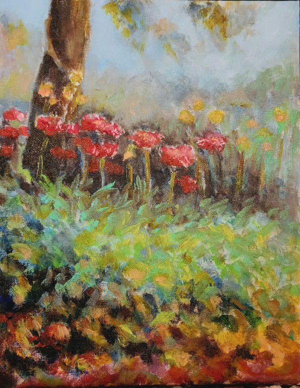 Red Poppies at Brookgreen (SOLD) by Susan Bryant