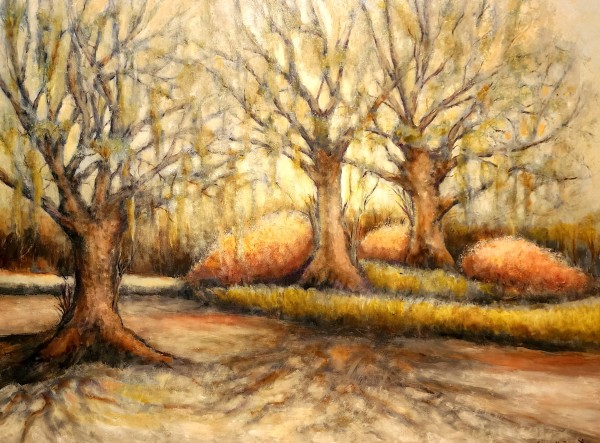 painting treescape by Susan Bryant
