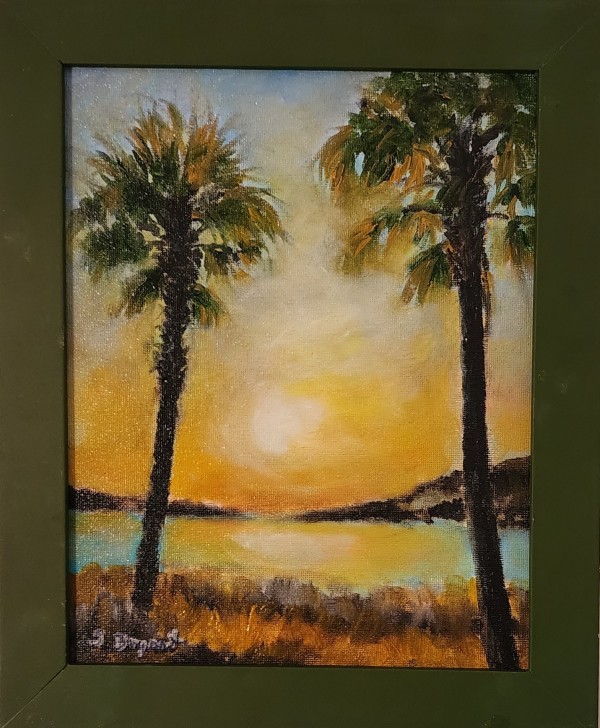 Two Palms by Susan Bryant