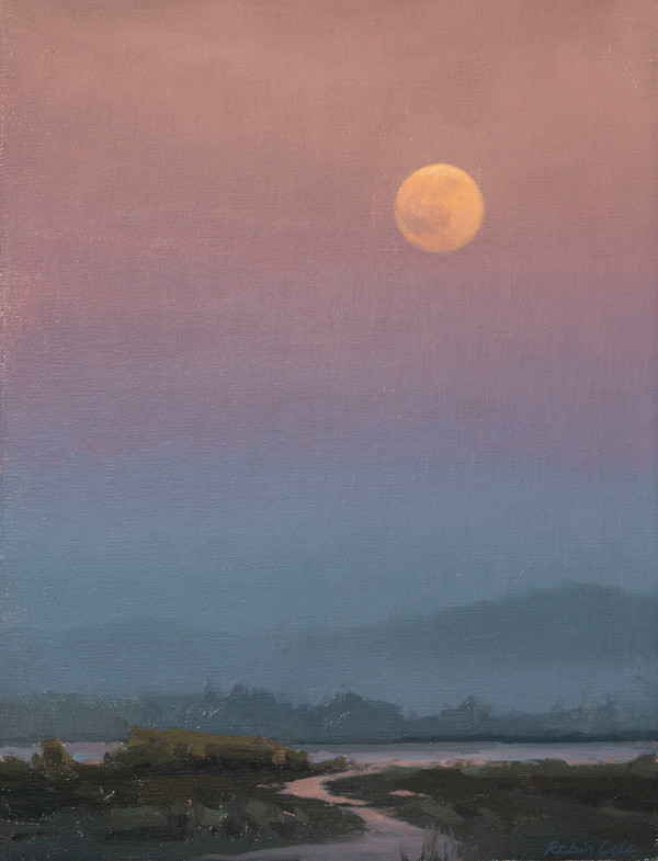 Valley Dusk (study II) by Robin Cole