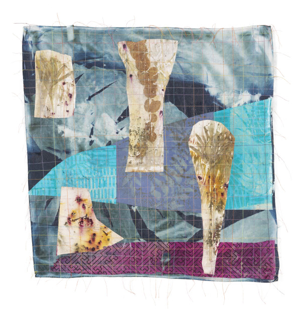 Abstract Cloth Collage 10 by Hollie Heller