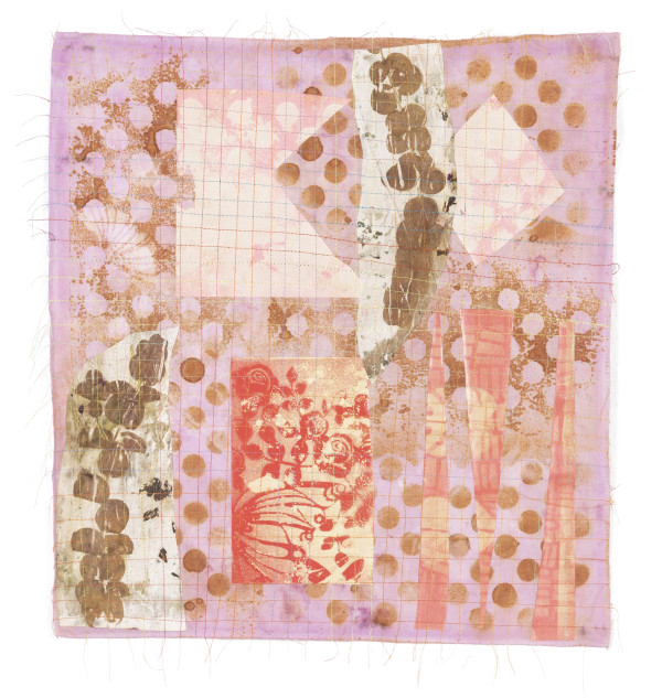 Abstract Cloth Collage 14 by Hollie Heller