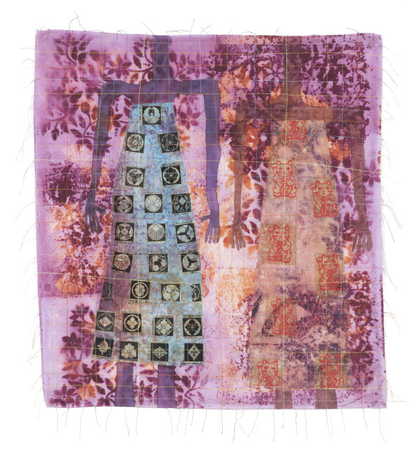 Figurative Cloth Collage 2 by Hollie Heller