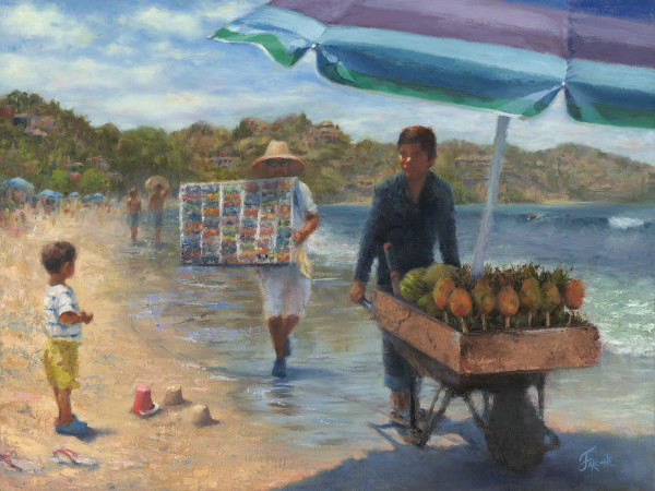 Vendedores de Playa (Beach Vendors) by Jessica Falcone