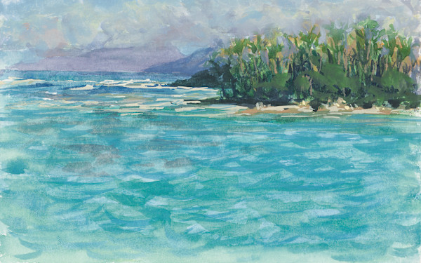 Turquoise Bliss, Motu Seran ~ Tahiti by Jessica Falcone, Image 1.