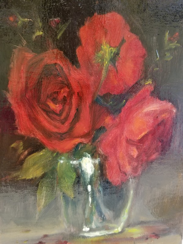 Garden Roses by Donna Pate