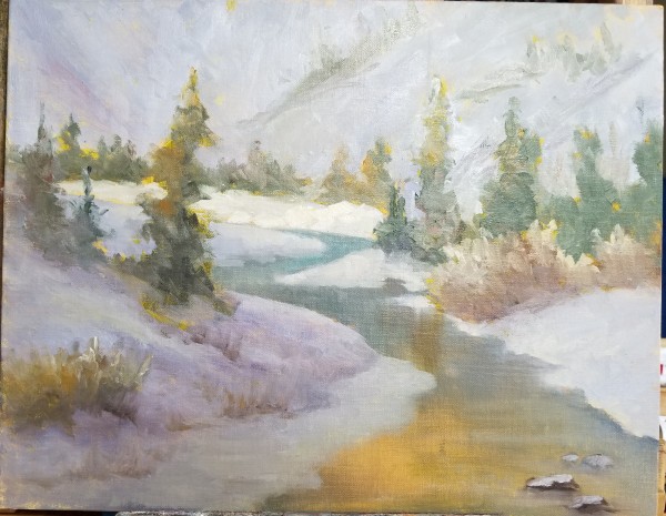 Truckee River Winter by Donna Pate