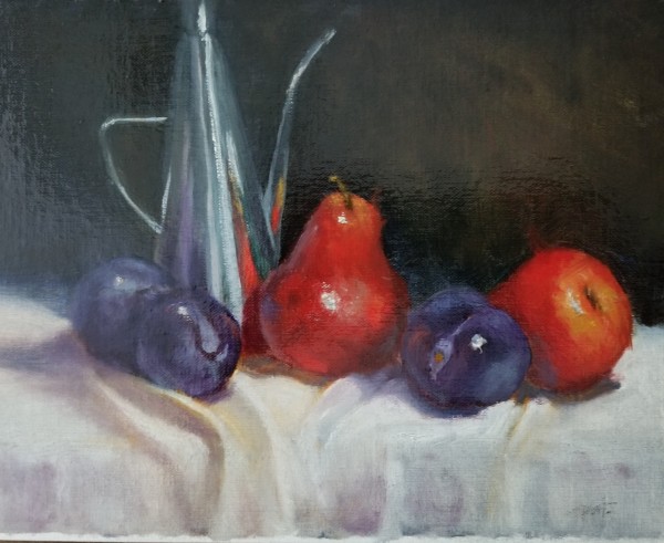 Red Pears by Donna Pate