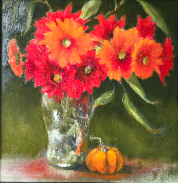 Red Gerberas by Donna Pate, Image 1.
