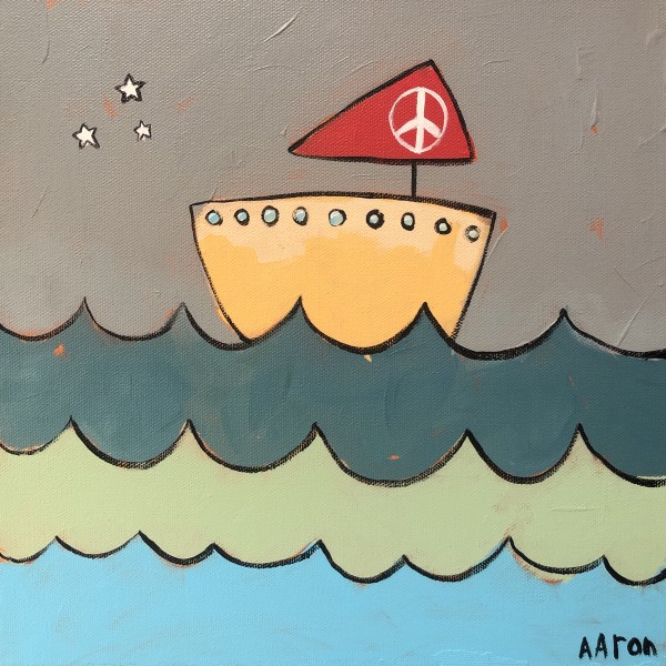 Sailboat (Peace) by Aaron Grayum