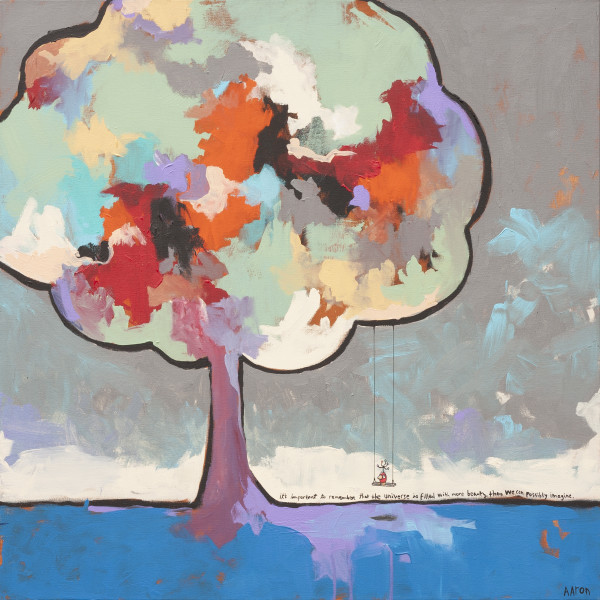 Swinging Beneath The Imagination Tree by Aaron Grayum