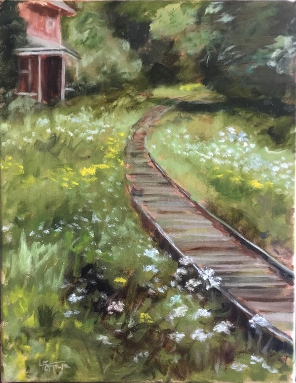 Train Tracks by Lina Ferrara