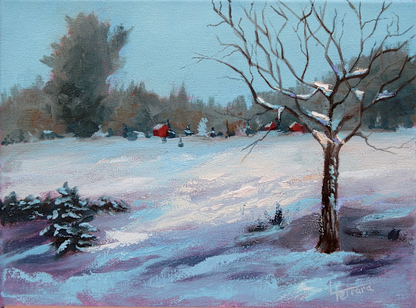 Another Wintry Embrace by Lina Ferrara