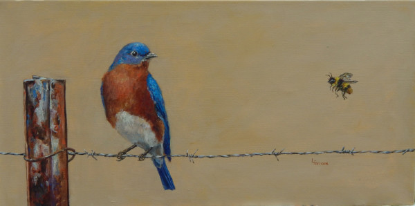 Bird on a Wire by Lina Ferrara