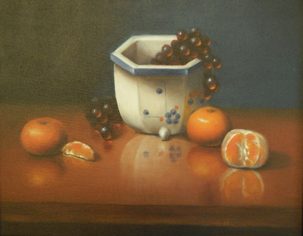 Tangerine Reflections by Lina Ferrara