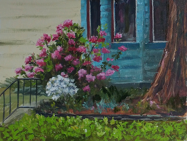 Rhodies on 24 th by Lina Ferrara