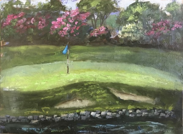 Morning Dew on the Green by Lina Ferrara