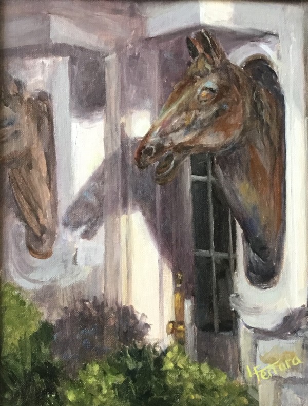 Carriage House Sentinels by Lina Ferrara