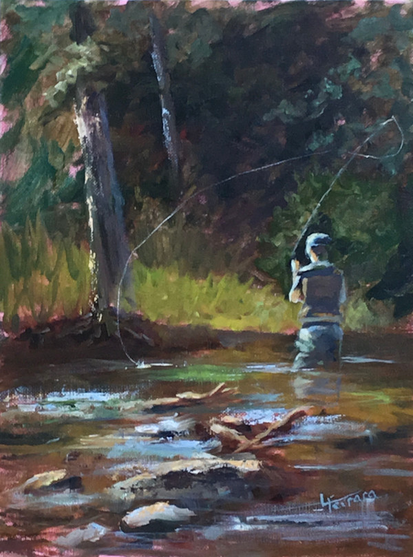 Lines on the Water by Lina Ferrara