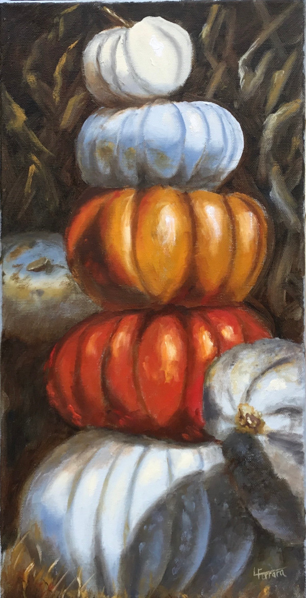 Restacked Pumpkins by Lina Ferrara
