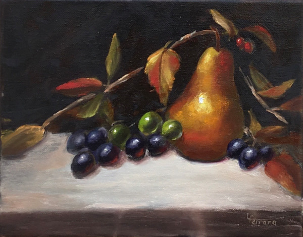 Golden Pear Revisited by Lina Ferrara