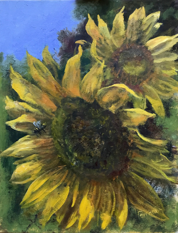Visiting the Sunflowers by Lina Ferrara, Image 1.